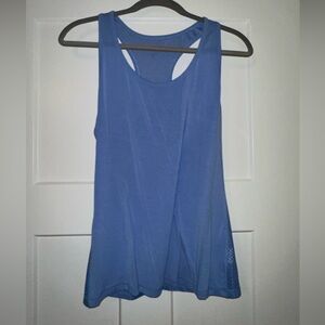 Blue athletic tank